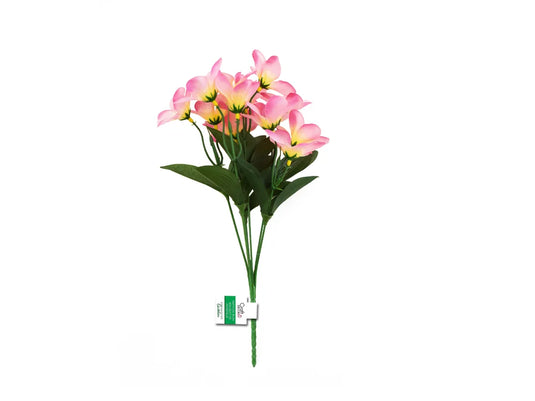 Enchanted Garden: 12.2" Frangipani Bush x6 (15 Heads)