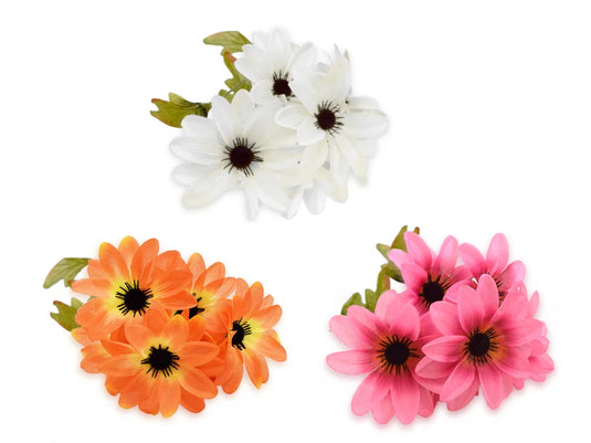 Enchanted Garden: 12.2" Decorative Dahlia Bush x6 Heads B) Bloom Asst