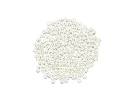 Pearl Beads: Acrylic Sleek Ivory Value-Pack C) 5mm~ 265pc