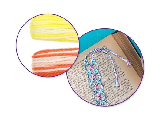 Craft Medley: 59yds 100% Cotton Colored Craft String 29.5ft/Color H) Multi Brights