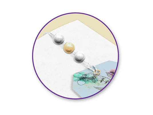 Metal Effect Beads: 8mm Luster Electroplated Round 30g A) Titanium