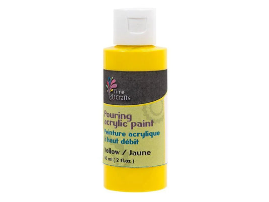T4C Yellow, Pouring Acrylic Paint, 60ml, 2fl.oz