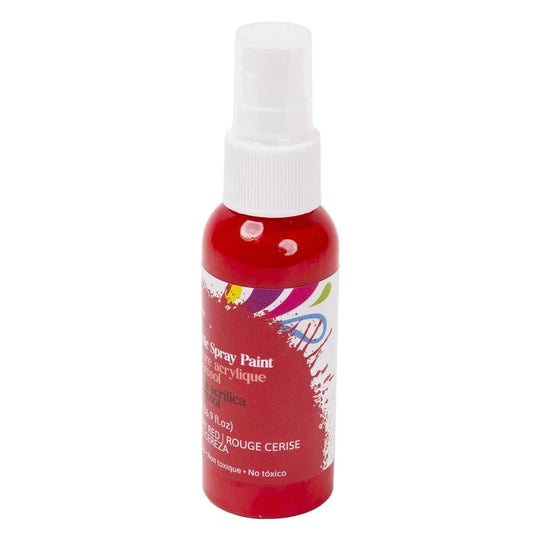 T4C, Cherry Red Acrylic Spray Paint 50ml, label+pvc hanger