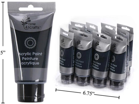 Time 4 Crafts, 75ml Acrylic Paint, Black