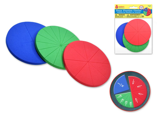 Crafter's Schoolhouse: Foam Fraction Circles