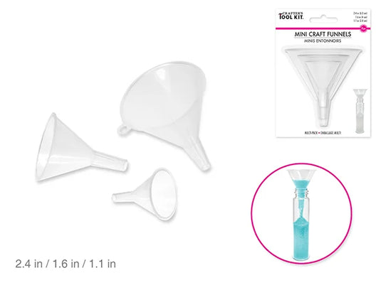 Crafter's Toolkit: Mini Craft Funnels 3/pk