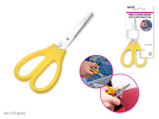 Crafter's Toolkit: Fabric/Leather Scissors 4"
