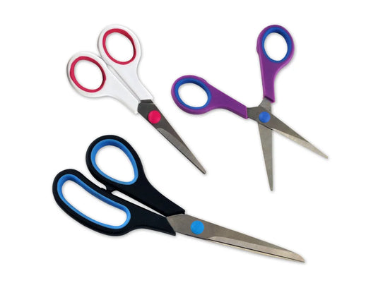 Crafter's Toolkit: Soft-Grip Scissors Tri-Pack (5.5"x2/8.5"x1)