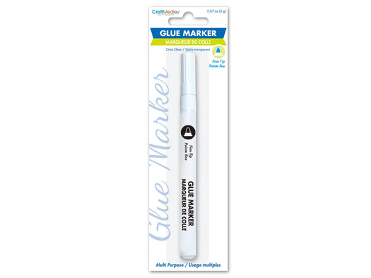 Craft Medley Glue: 2g Glue Marker Transparent A) Fine Tip