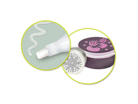 Craft Medley Glue: 2g Glue Marker Transparent B) Broad Tip