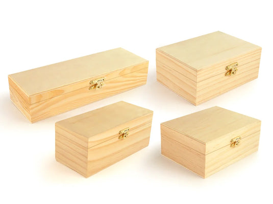 Wood Craft: 6"-8.5" Box w/Clasp