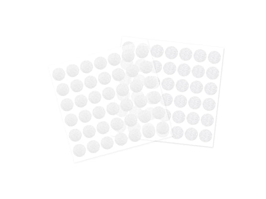 3D Hook & Loop Sticky Dots: 1/2" Round 42-pairs Dual-Adhesive
