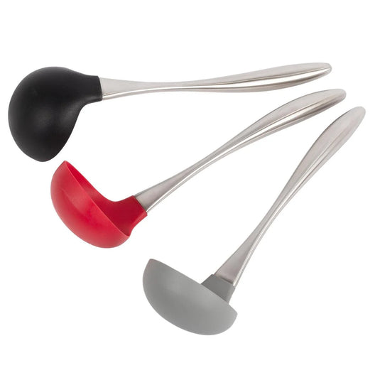 L.Gourmet Stainless Steel Silicone Soup Ladle,  t.o.c.(CP)