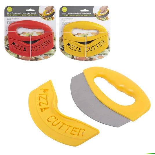 L.Gourmet Pizza Cutter w/ Blade Protective Cover