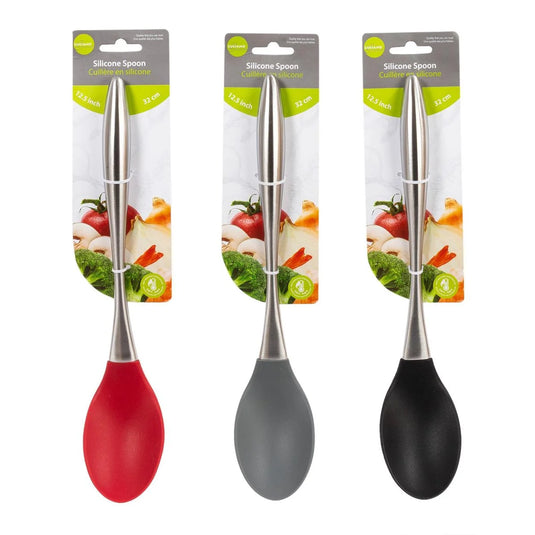 L.Gourmet Stainless Steel Silicone Spoon, t.o.c.(CP)