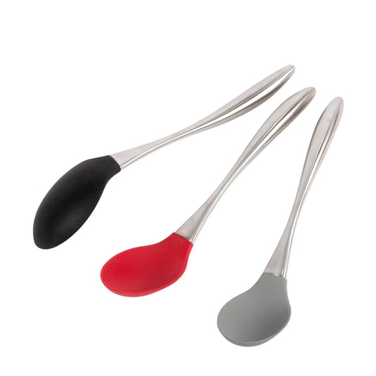 L.Gourmet Stainless Steel Silicone Spoon, t.o.c.(CP)