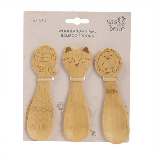 Luciano 3-pc Bamboo Seasoning Spoon 5"L, t.o.c.