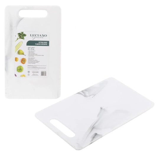 L.Gourmet Marble Cutting Board, 9.5"x6", shrink wrap w/ col. insert