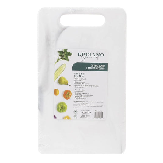 L.Gourmet Marble Cutting Board, 9.5"x6", shrink wrap w/ col. insert