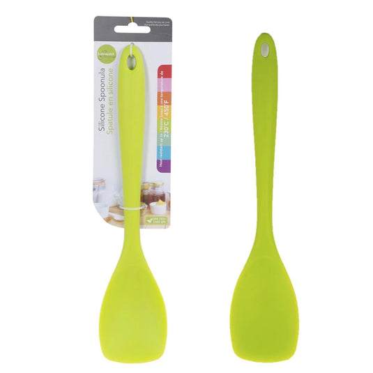 L.Gourmet,11.25"L Silicone Spoonula Lime Green, t.o.c.