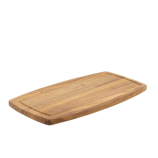 L.Gourmet Acacia Wood Serving / Cutting Board, 14" x 7", wrap card