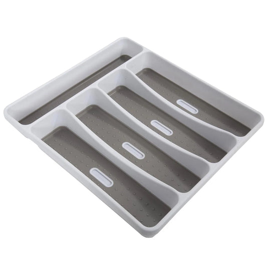 L.Gourmet Non-slip Cutlery Tray, 12.75"x11.25"x1.75", label