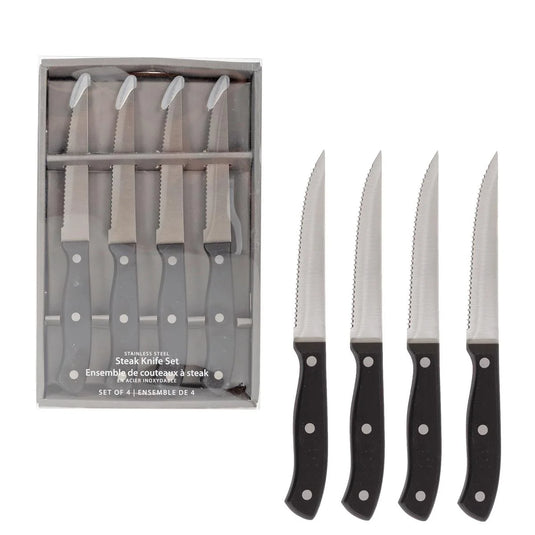 L.Gourmet 4-pc Steak Knives Set, window box
