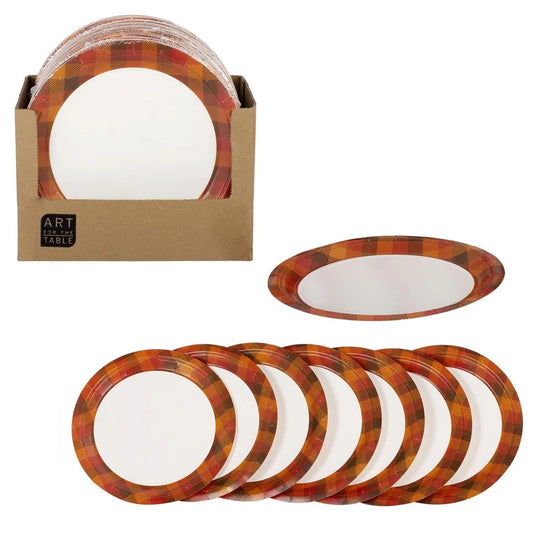 EAT, DRINK & BE thankful Paper Plates