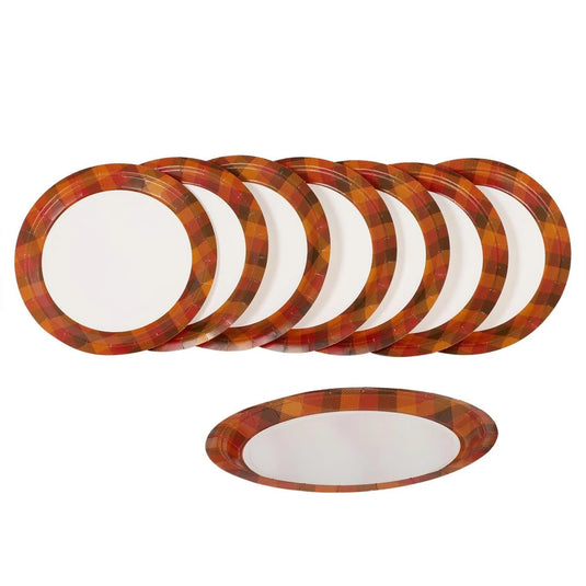 EAT, DRINK & BE thankful Paper Plates