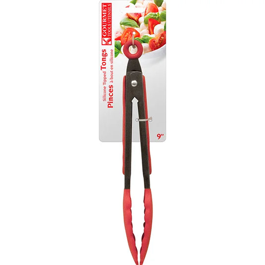 Silicone Red Tipped Tongs