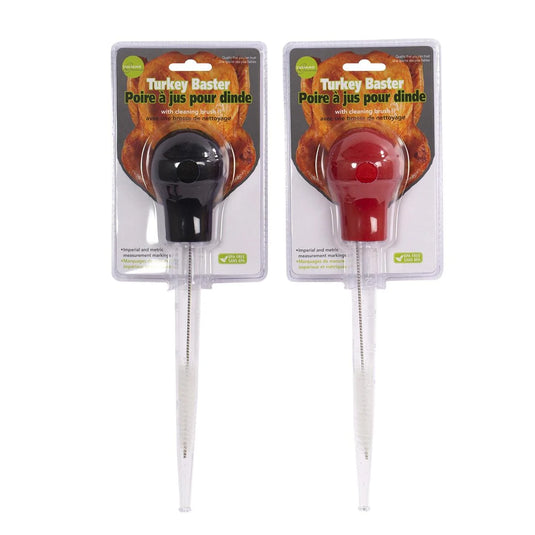 L.Gourmet Turkey Baster w/Brush, header card