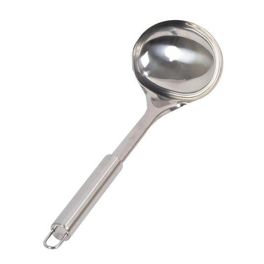 Luciano 12"L Soup Ladle, Stainless Steel, hangtag