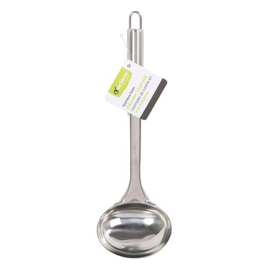 Luciano 12"L Soup Ladle, Stainless Steel, hangtag