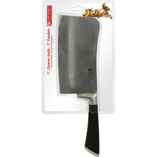STAINLESS STEEL CLEAVER 7IN
