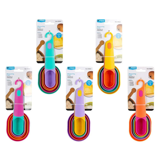 Luciano, 5-pc Measuring Cup Set, hang card (CS)