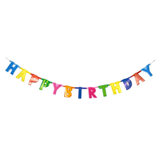 Fun Colors "HAPPY BIRTHDAY" Banner 16x213cm