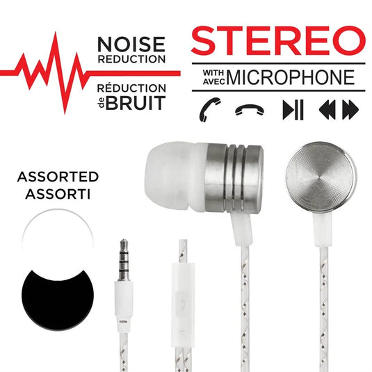 ESCAPE | NOISE REDUCTION AND HANDS-FREE STEREO EARPHONES