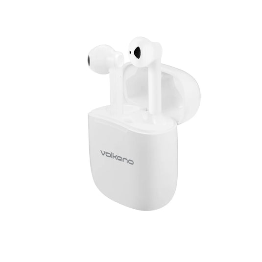 Volkano Buds X Series True Wireless Earphones + Charging Case-White