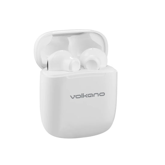 Volkano Buds X Series True Wireless Earphones + Charging Case-White
