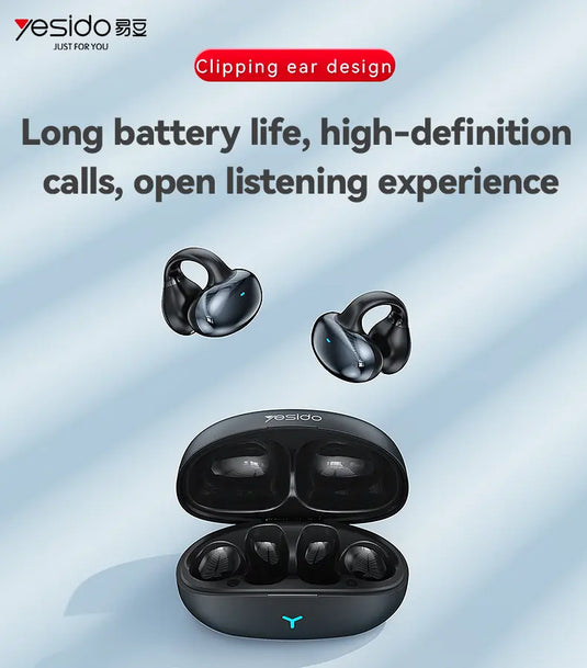 Bluetooth 5.3 Pulse 3.0 Open Clip Wireless Earphones