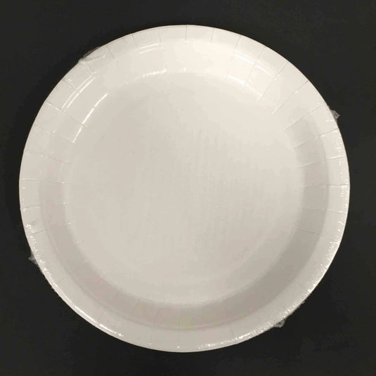 SOLID WHITE PLATES 9in