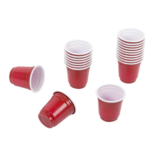 Red Cup 2oz each Printed Poly (CS)