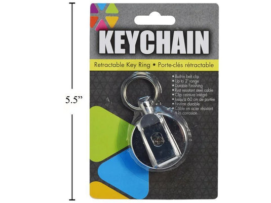 1.5"Retractable Key Chain, B/C