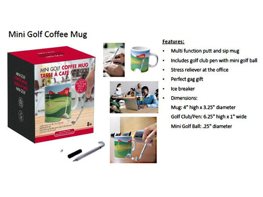 Mini Golf Coffee Mug, Colour Box