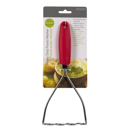L.Gourmet S.S. Potato Masher, tie on card (CP)