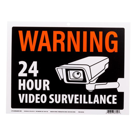 9x12" PVC Sign "Video Surveillance"