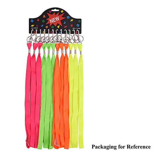17" Neon Colour Lanyard, w/clip