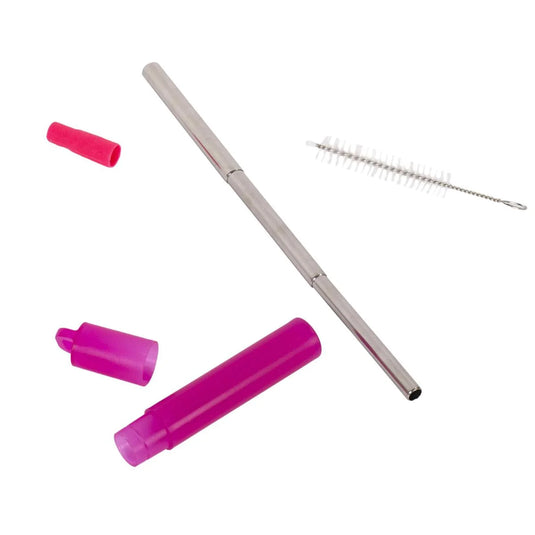 L. Gourmet Reusable Pocket Straw, blister card(CS)