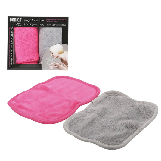 Bodico,2-PCS Magic Facial Towel Handy size20x15cm,window box