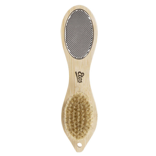 Bodico, Wood 4-in-1 Pedicure Brush, Shrink Wrap& h/t